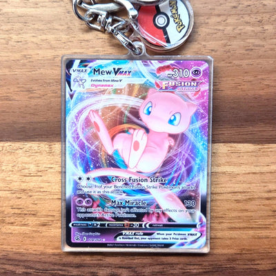 Mew VMAX (Fusion Strike) Mini-Card Keychain