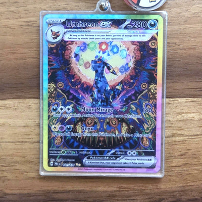Umbreon ex Tera Mini-Card Keychain