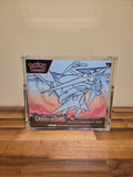 Chaos Rising Pokemon Center Elite Trainer Box in Zion Labs acrylic display case