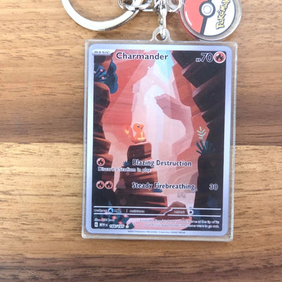 Charmander (151) Mini-Card Keychain