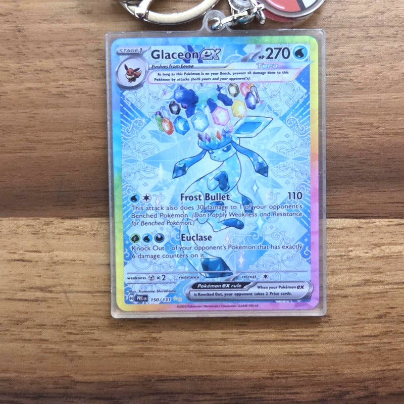 Glaceon ex Tera Mini-Card Keychain