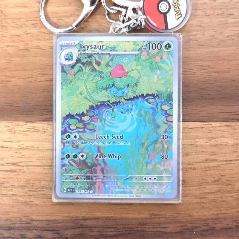 Ivysaur (151) Mini-Card Keychain