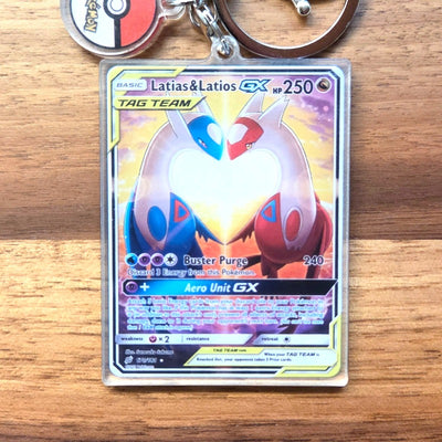 Latias & Latios GX Mini-Card Keychain