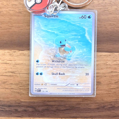 Squirtle (151) Mini-Card Keychain