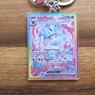 Sylveon ex Tera Mini-Card Keychain