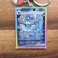Vaporeon ex Tera Mini-Card Keychain