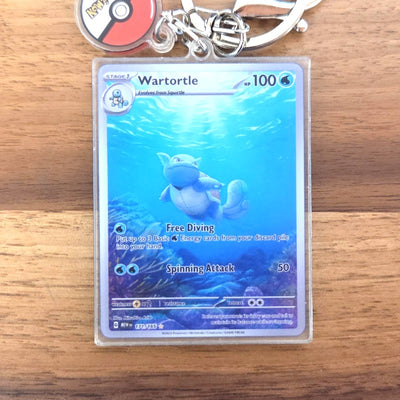 Wartortle (151) Mini-Card Keychain